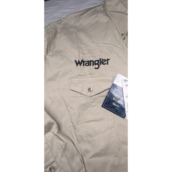 Wrangler San Antonio Ranch Rodeo Logo Western Shirt 3X NWT - Picture 3 of 5